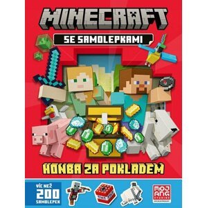 Kniha Minecraft - Honba za pokladem se samolepkami - 8594050433922