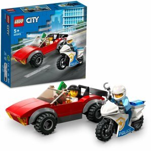 LEGO® City 60392 Honička auta s policejní motorkou - 60392
