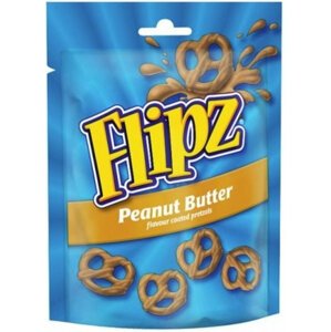 Flipz Peanut Butter, preclíky, arašídové máslo, 90g