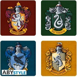 Podtácky Harry Potter - Houses, set 4ks - ABYCOS001