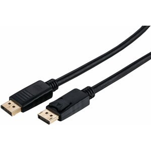 C-TECH kabel Displayport 1.2, 4K@60Hz, M/M, 1m - CB-DP12-1