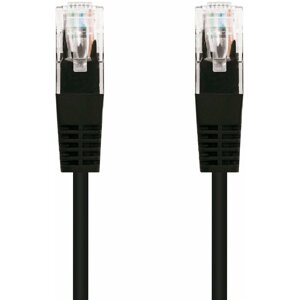C-TECH kabel UTP, Cat5e, 0.5m, černá - CB-PP5-05BK