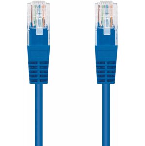 C-TECH kabel UTP, Cat5e, 1m, modrá - CB-PP5-1B