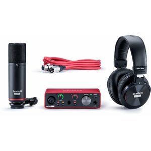 Focusrite Scarlett Solo Studio 3RD Generation + mikrofon + sluchátka + kabel - FR SSOLOST-3G