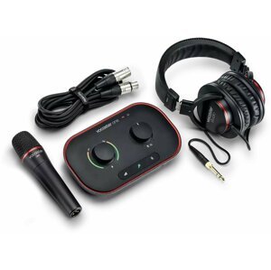 Focusrite Vocaster One Studio + mikrofon + sluchátka + kabeláž - FR VOCASTER ONE STUDIO
