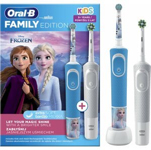 Oral-B Family Edice Vitality PRO D103 Cross Action White + Vitality Kids D100 Frozen - 10PO010450
