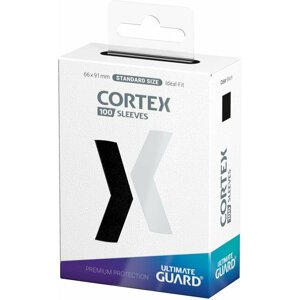 Ochranné obaly na karty Ultimate Guard - Cortex Sleeves Standard Size, černá, 100 ks (66x91) - 04056133018258