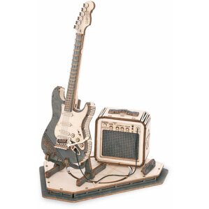 Stavebnice RoboTime - Elektrická kytara, dřevěná - TG605K