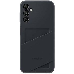 Samsung ochranný kryt s kapsou na kartu pro Galaxy A14, černá - EF-OA146TBEGWW