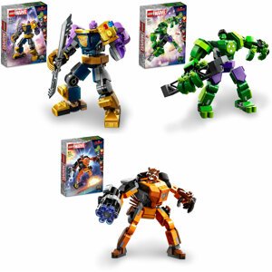 Extra výhodný balíček LEGO® Marvel 76242 Thanos, 76243 Rocket a 76241 Hulk v robotickém brnění - 76242/76243/76241