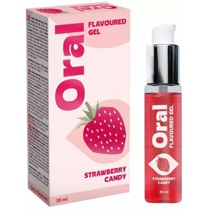 Orální lubrikační gel Strawberry Candy, 30ml - 300009257