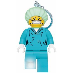 Klíčenka LEGO Iconic Chirurg, svítící figurka - LGL-KE178