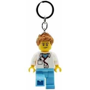 Klíčenka LEGO Iconic Doktor, svítící figurka - LGL-KE184H