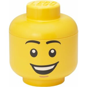 Úložný box LEGO Hlava - šťastný chlapec (S) - 40310802
