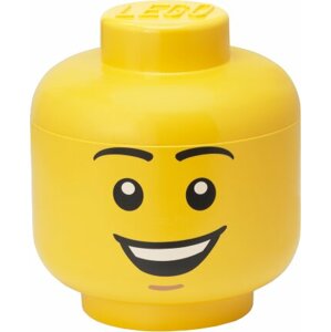 Úložný box LEGO Hlava - šťastný chlapec (L) - 40320810