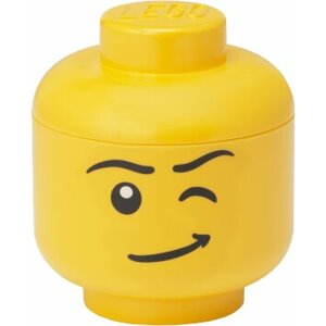 Úložný box LEGO Hlava - mrkající chlapec (mini) - 40330800