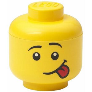 Úložný box LEGO Hlava - silly (mini) - 40331726
