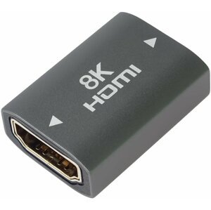 PremiumCord adaptér / spojka HDMI A - HDMI A, Female/Female, 8K@60Hz, kovová - kphdma-36