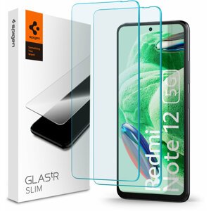 Spigen ochranné sklo tR Slim pro Xiaomi Redmi Note 12 5G/POCO X5 5G, 2ks - AGL06048