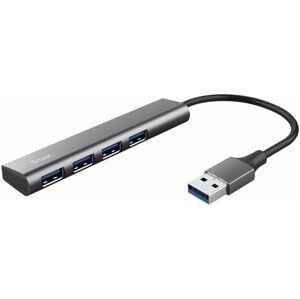 TRUST USB hub Halyx, 4xUSB 3.2 Gen 1, stříbrná - 24947