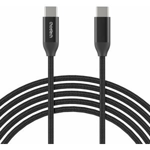 Choetech kabel USB-C - USB-C, opletený, 240W, 1.2m, černá - XCC-1035-BK