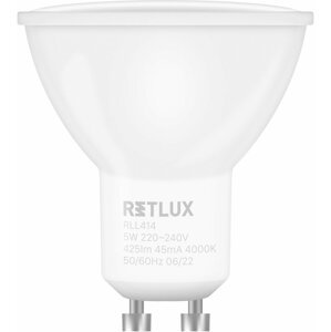 Retlux žárovka RLL 414, LED, GU10, 5W, studená bílá - 50005522