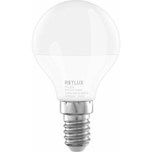 Retlux žárovka RLL 433, LED G45, E14, 6W, studená bílá - 50005565