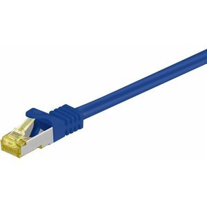 MicroConnect patch kabel S/FTP, RJ45, Cat7, 0.25m, modrá - SFTP70025B