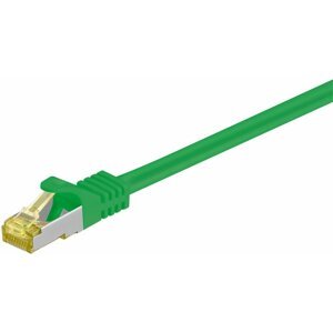 MicroConnect patch kabel S/FTP, RJ45, Cat7, 0.25m, zelená - SFTP70025G