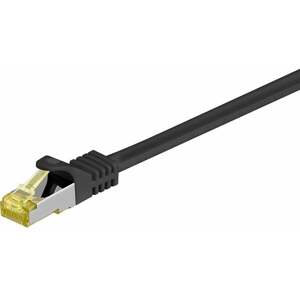 MicroConnect patch kabel S/FTP, RJ45, Cat7, 3m, černá - SFTP703S