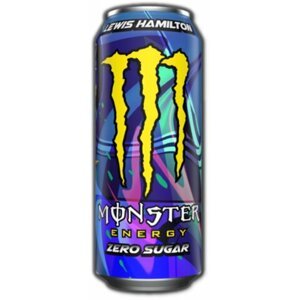 Monster Lewis Hamilton Zero, energetický, perlivý, 500 ml
