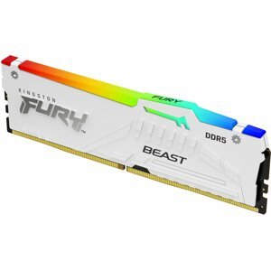 Kingston Fury Beast White RGB 16GB DDR5 5200 CL36, AMD EXPO - KF552C36BWEA-16