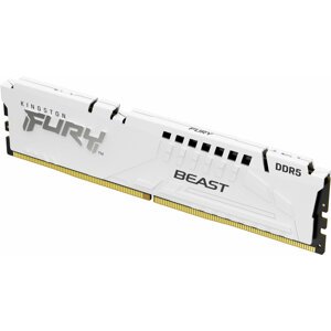 Kingston Fury Beast White 16GB DDR5 5600 CL36, AMD EXPO - KF556C36BWE-16
