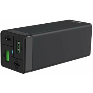 Sandberg nabíjecí stanice 4v1, 2x USB-C, 2x USB-A, 65W, černá - 441-45