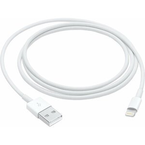 Kabel USB-A - Lightning, M/M, nabíjecí, datový, 1m, BULK balení - MXLY2ZM/ABLK