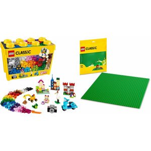 Extra výhodný balíček LEGO® Classic 10698 Velký kreativní box a 11023 Zelená podložka na stavění - 10698/11023