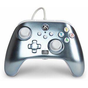 PowerA Enhanced Wired Controller, Metallic Ice (PC, Xbox Series, Xbox ONE) - 1516986-01