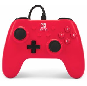PowerA Wired Controller, Raspberry Red (SWITCH) - NSGP0142-01