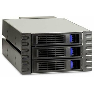 INTER-TECH ST-5253 HDD rámeček - pro 3x2,5/3,5" SATA/SAS, do 5,25" pozice - 88887369