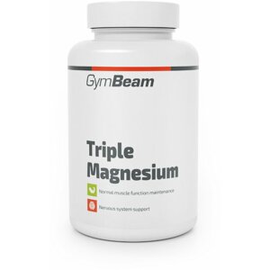 Doplněk stravy GymBeam - Triple Magnesium, 90 kapslí - 65044-1-90caps