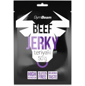 GymBeam - Beef Jerky Teriyaki, hovězí, 50g - 35542-6-50g-teriyaki