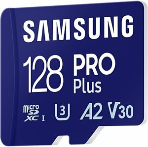 Samsung PRO Plus UHS-I U3 (Class 10) Micro SDXC 128GB + SD adaptér - MB-MD128SA/EU