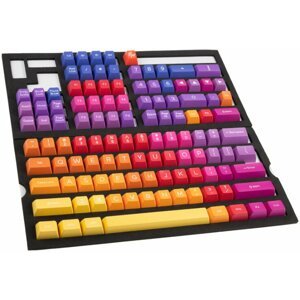 Ducky Afterglow SA, 108 kláves, ABS, modré/fialové/červené/žluté - DKSA108-USADZZWSG