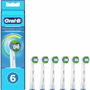 Oral-B EB 20-6 Precision clean náhradní hlavice s Technologií CleanMaximiser, 6 ks - 10PO010384