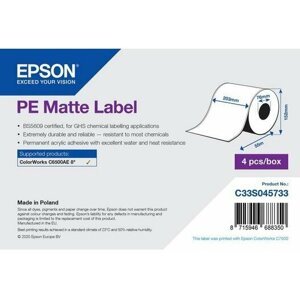 Epson ColorWorks role pro pokladní tiskárny, PE MATTE, 203mmx55m - C33S045733
