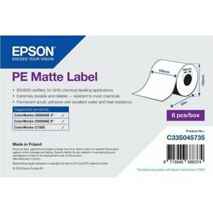 Epson ColorWorks role pro pokladní tiskárny, PE MATTE, 102mmx55m - C33S045735