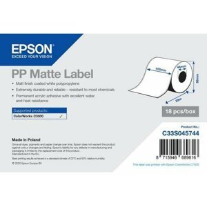 Epson ColorWorks role pro pokladní tiskárny, PP MATTE, 102mmx29m - C33S045744