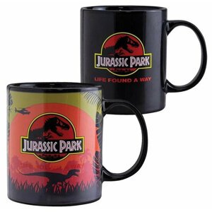 Hrnek Jurassic Park - Logo, měnící se, 300 ml - 05055964769246