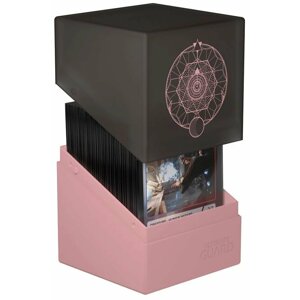Krabička na karty Ultimate Guard - Boulder Deck Case Druidic Secrets Fatum (100+), růžová - 04056133027830