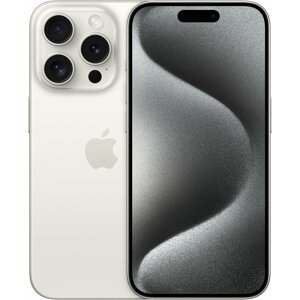 Apple iPhone 15 Pro, 512GB, White Titanium - MTV83SX/A